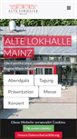 Mobile Screenshot of lokhalle-mainz.de